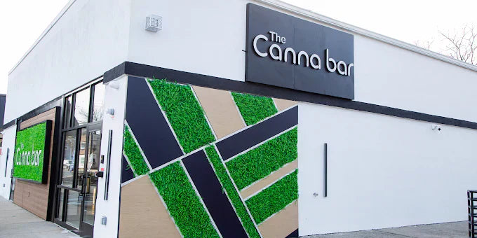 The Canna Bar dispensary storefront in Matawan New Jersey