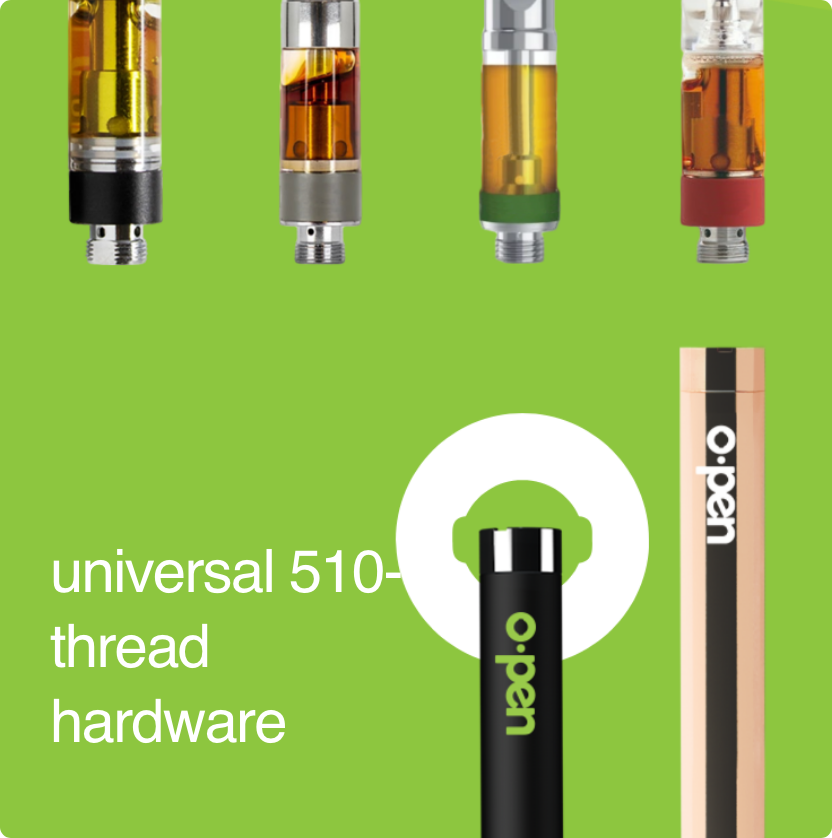 o.pen vape pens with universal 510-threading